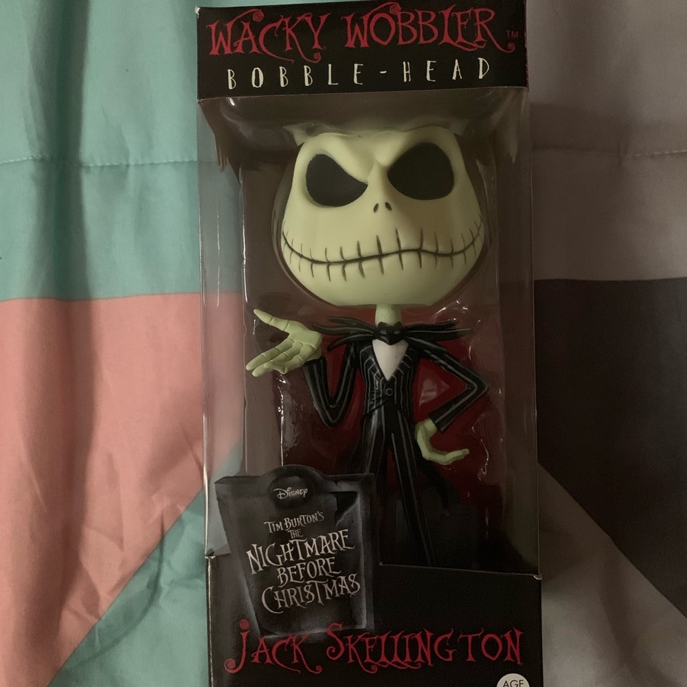 Funky Jack Skellington Wacky Wobbler Bobble-Head
